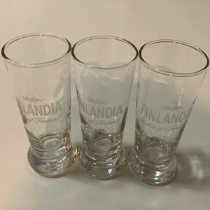 Finlandia Vodka Shot Glasses